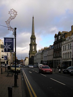 Ayr's Local Town on a Cloudy Day