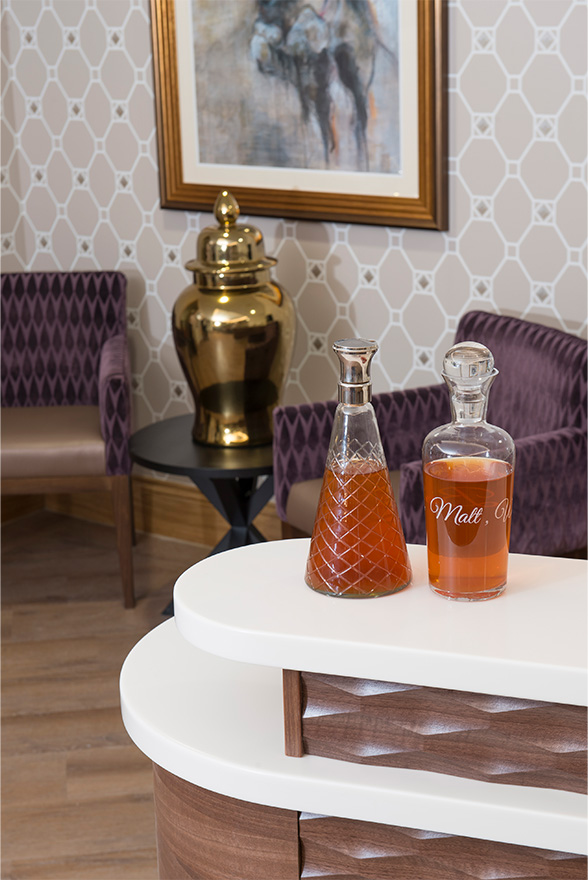 bar area